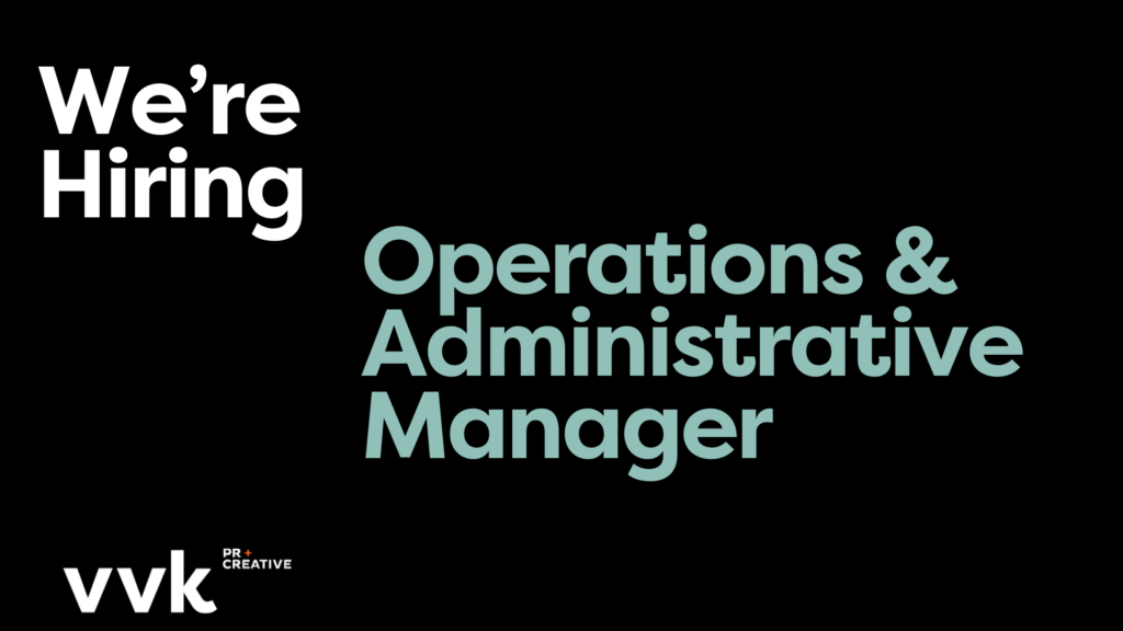 Hiring Graphic: Operations and Administrative Manager