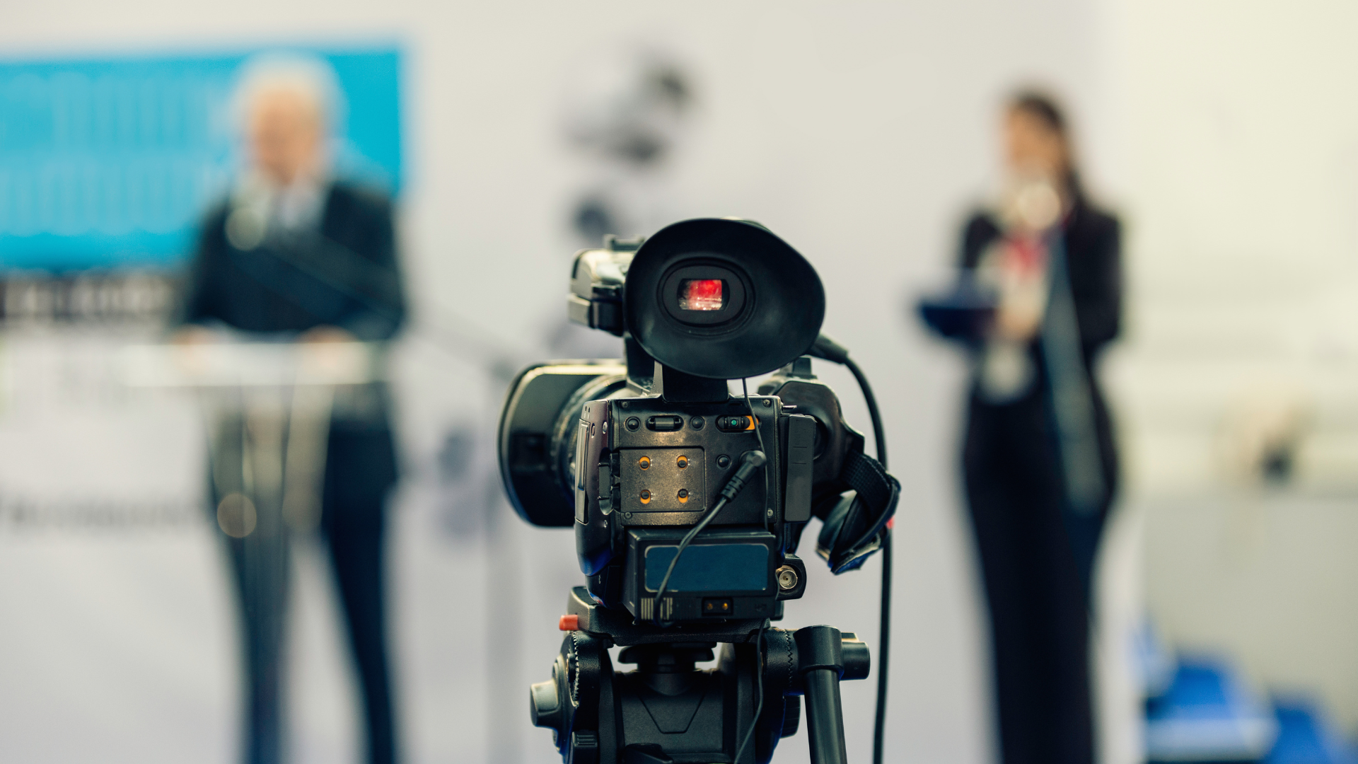 Tv cam recording publicity event